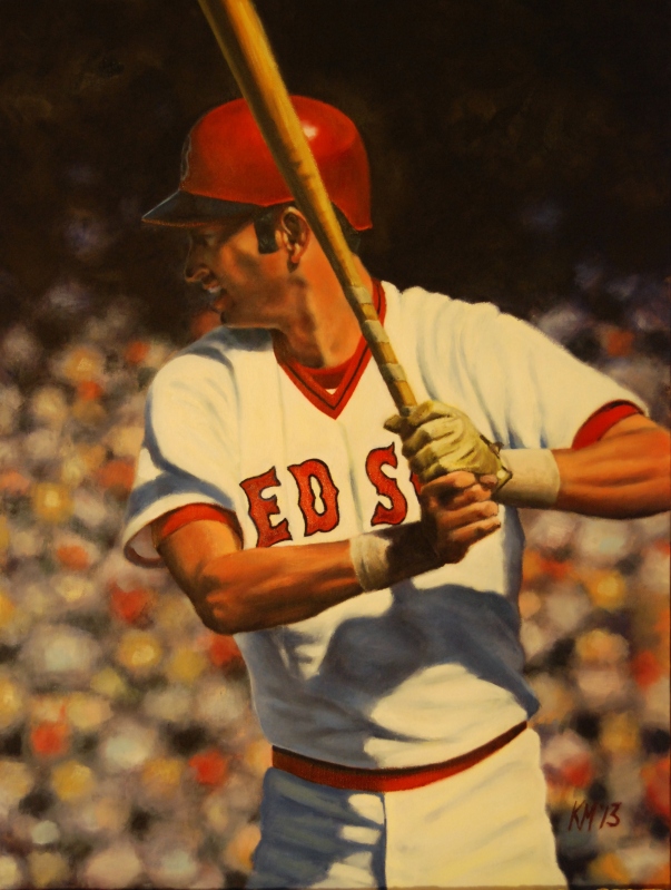 Carl Yastrzemski oil paintingI knew Yaz was a work of art! : r