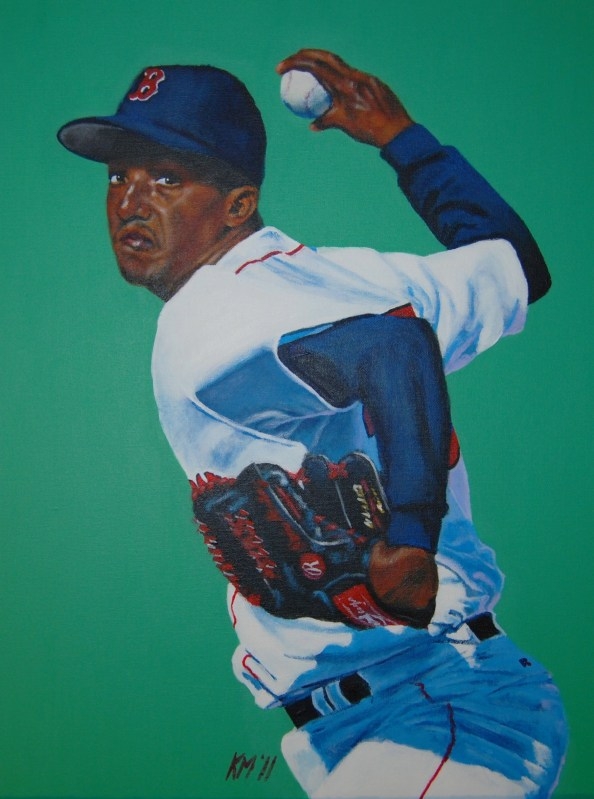 Pedro Martinez, acrylic on canvas, 2011