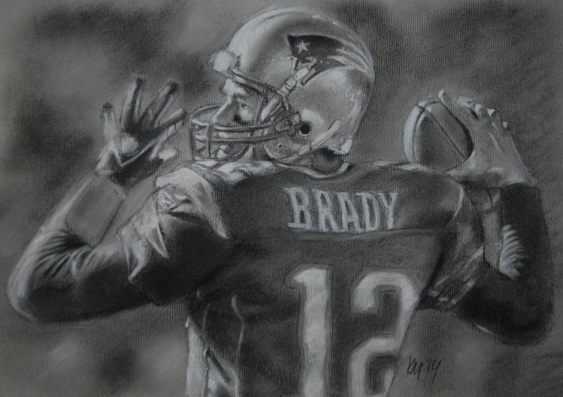 Brady, charcoal on paper, 2014