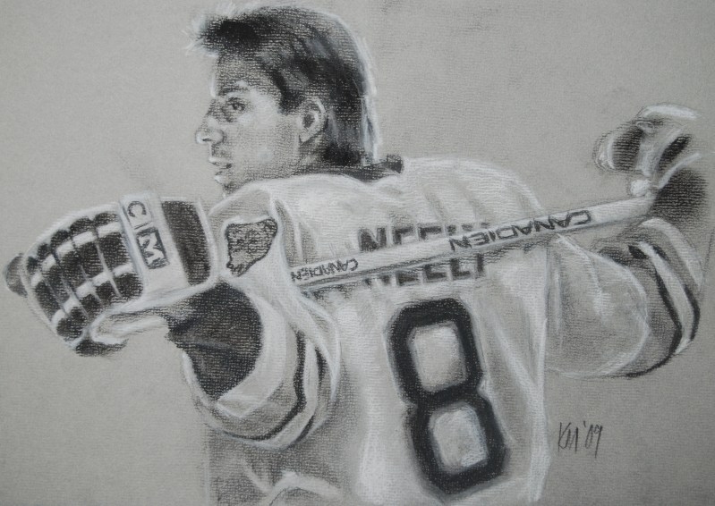Cam, charcoal on paper, 2009