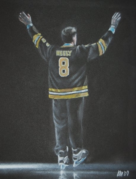 To the Rafters, color pastel on paper, 2009