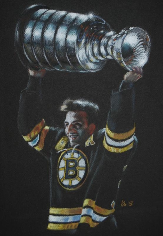 Bergy, color pastel on paper, 2013