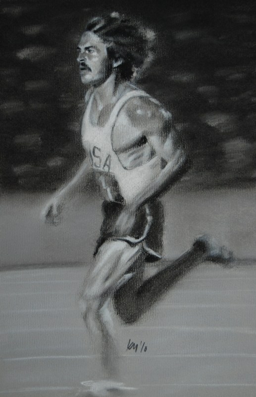 Pre, charcoal on paper, 2010
